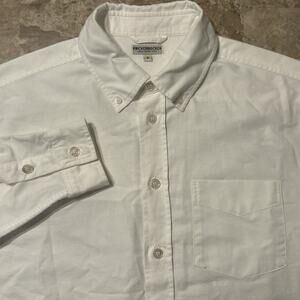 Knickerbocker NYC Shirt Mens Small White Long Sleeve Button Down Oxford Cloth